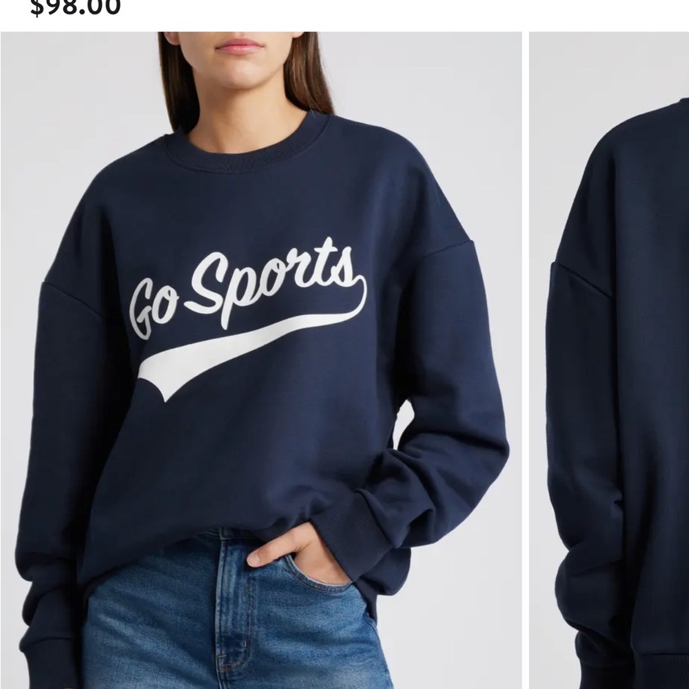 FAVORITE DAUGHTER Navy Blue Women's Sweater